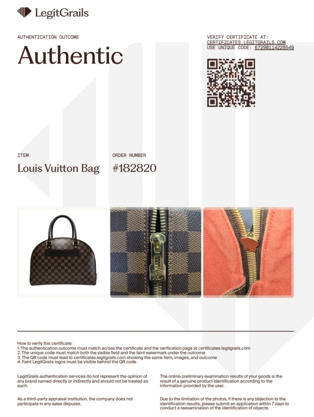 ⛔️SOLD⛔️Loius Vuitton Damier Ebene Nolita Hand Bag with COA/Box and Dustbag - Picture 6 of 17